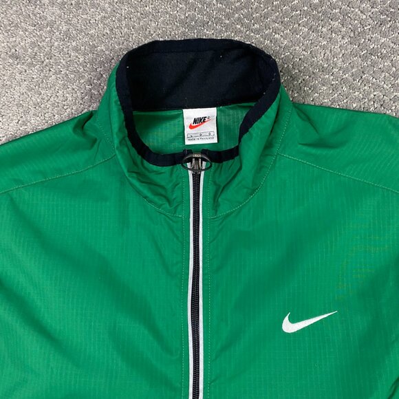 Nike Clima Fit Golf/Running Vest Men's Large Green Full Zip Nylon - Picture 3 of 15